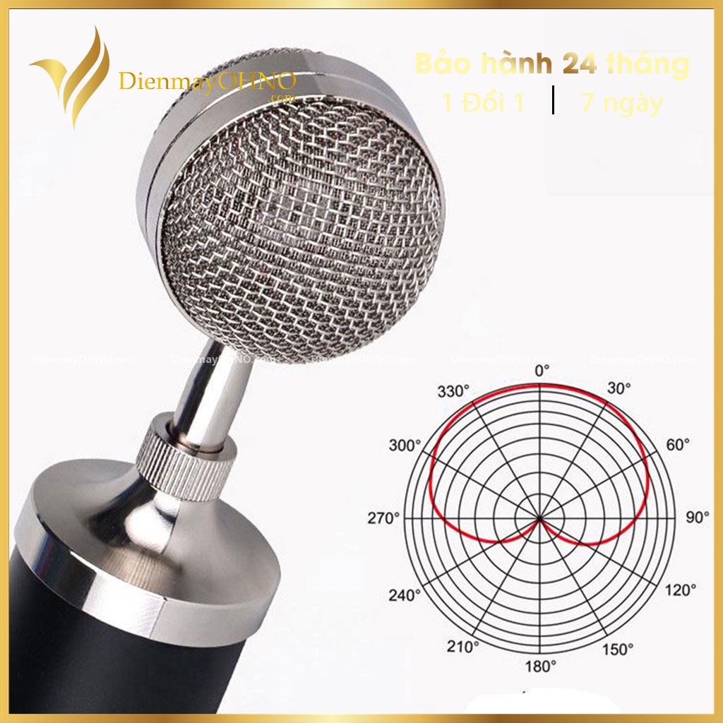 Mic Livestream Thu Âm Cao Cấp BM 901 Micro Mic Thu Âm Livestream Hát Karaoke Cho Điện Thoại Máy Tính - Điện Máy OHNO