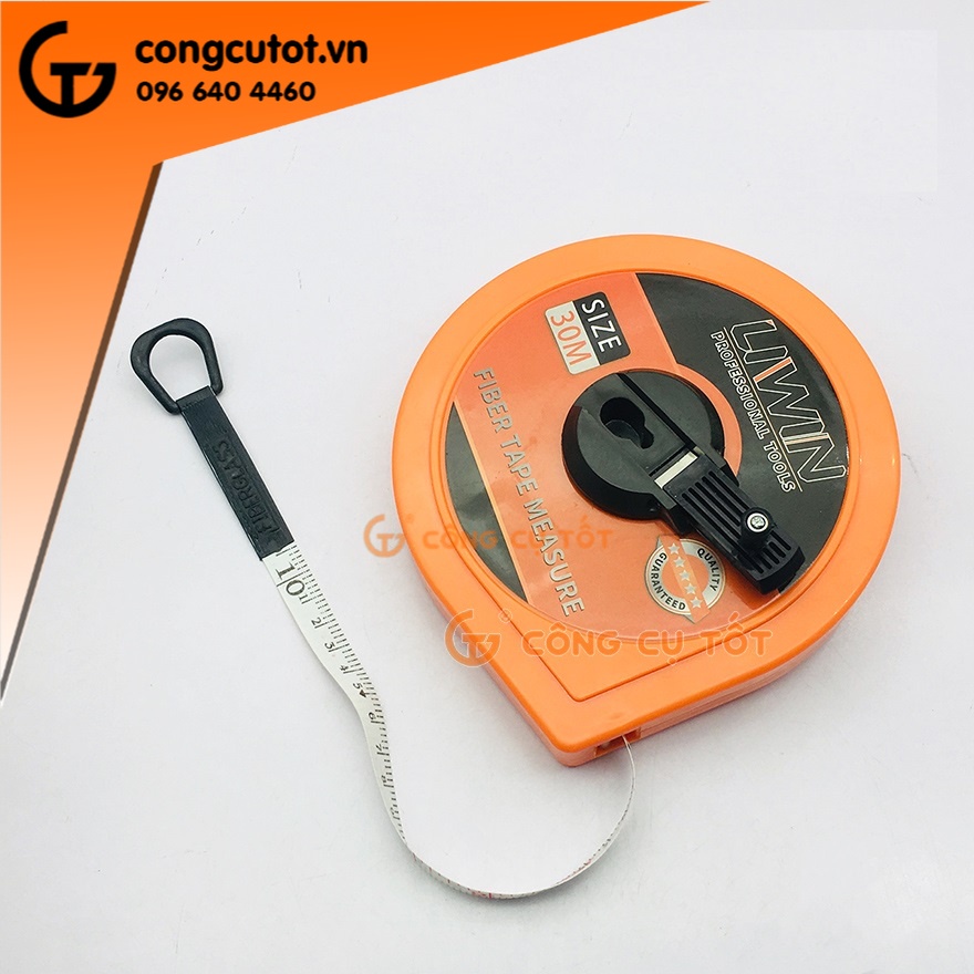 Thước dây kéo sợi thủy tinh hộp cuộn giọt nước LIWIN