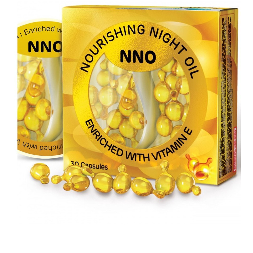 Viên khóa ẩm NNO cung cấp Vitamin E và dầu Jojoba (Hộp 30 Viên)