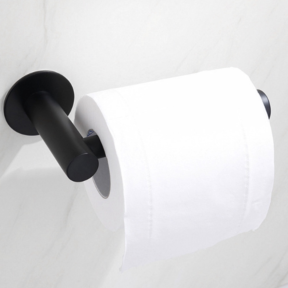 Giá đỡ giấy vệ sinh treo tường Giá đỡ khăn giấy bằng thép không gỉ Kệ giấy WC đục lỗ miễn phí