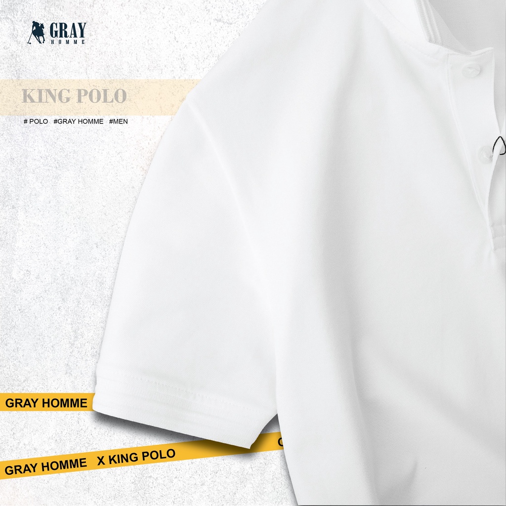 Áo polo nam GRAYHOMME Trơn cổ bẻ tay ngắn kiểu dáng basic chất vải Cotton cao cấp - TPG002 | BigBuy360 - bigbuy360.vn