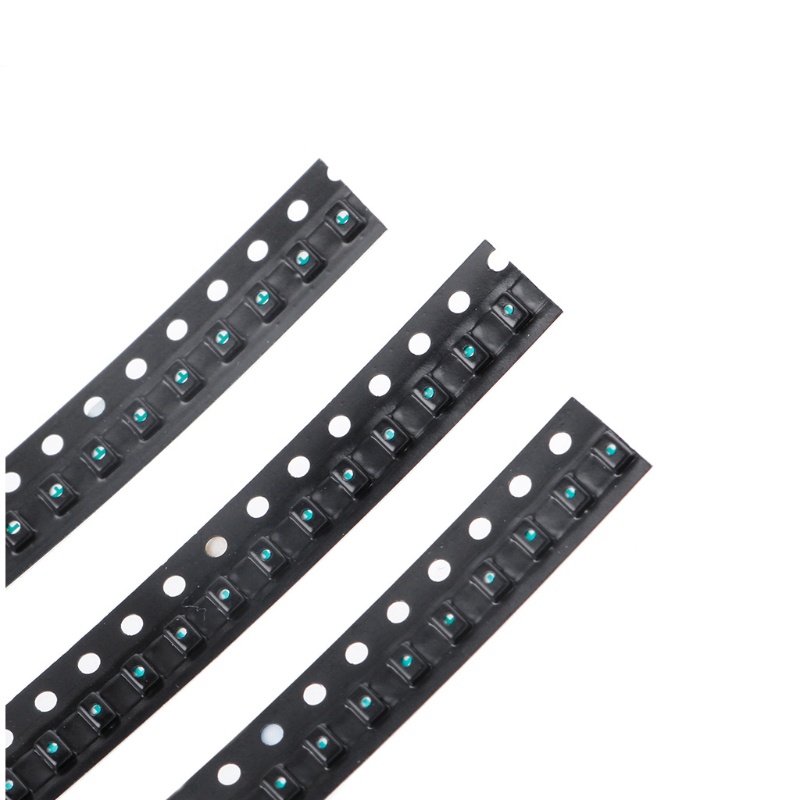 100 Đèn LED 5 Màu SMD 0805 Ánh Sáng Xanh / Xanh Lá / Vàng / Trắng