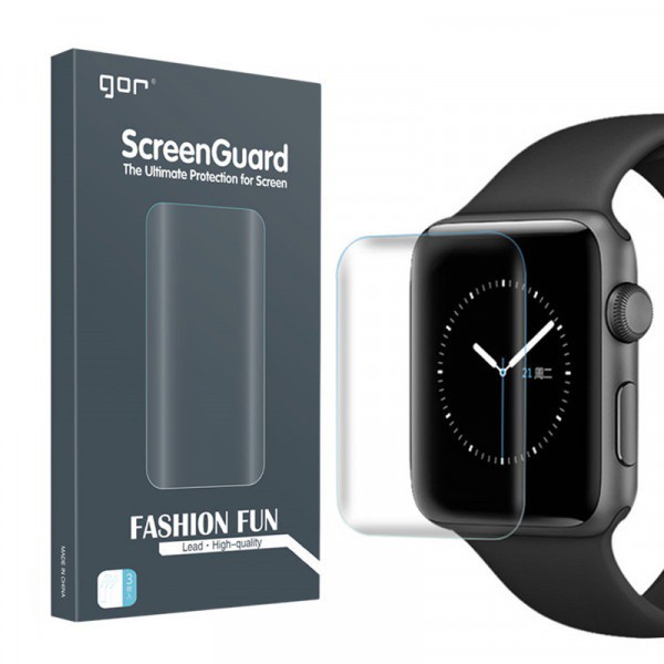 Dán màn hình dành cho Apple Watch 1/2/3 (38/42mm) - 3D full GOR (Hộp 2 miếng)