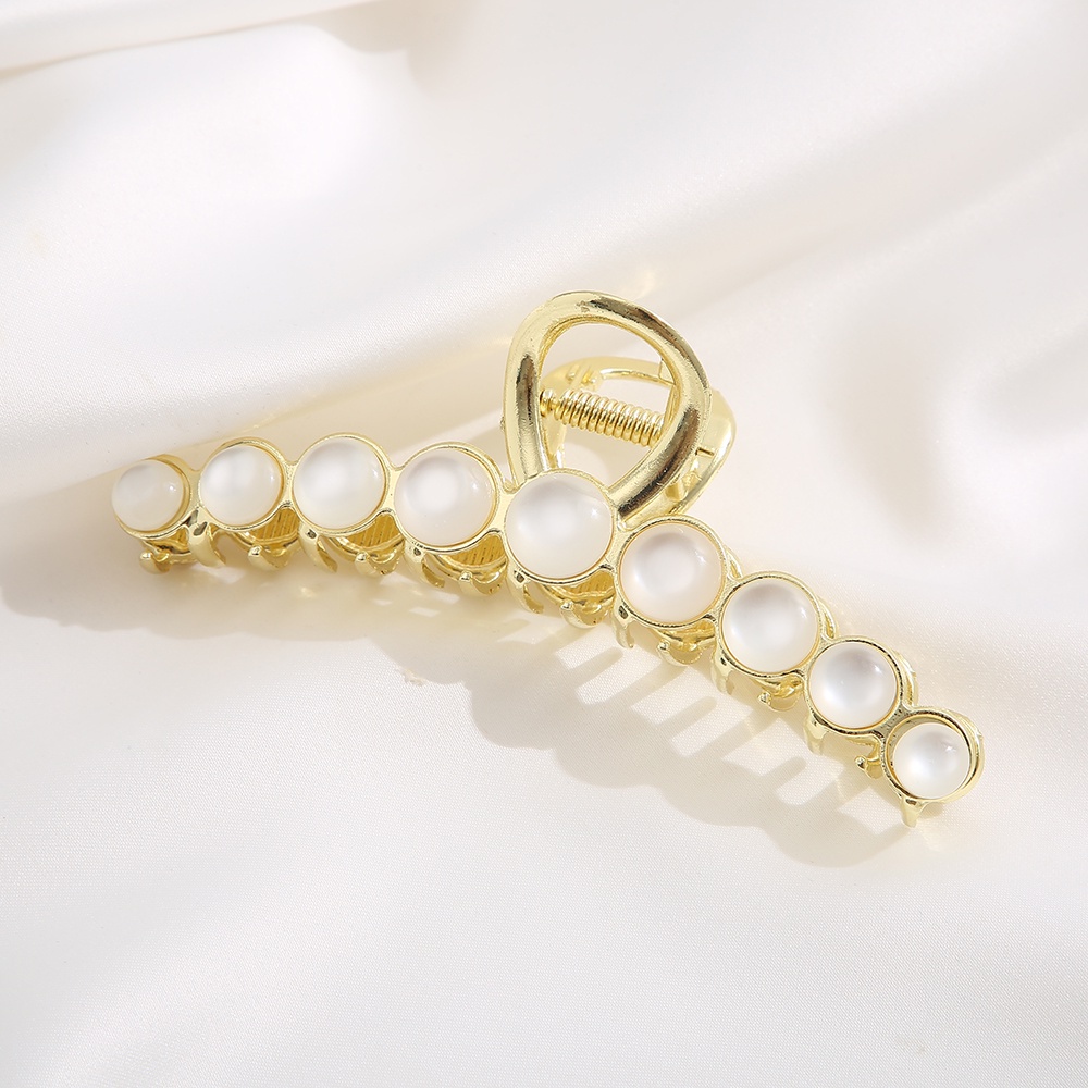 IF ME Kẹp Tóc Càng Cua Đính Đá Opal Thời Trang Cho Nữ