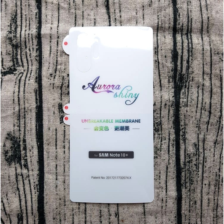 Miếng dán full mặt trước, sau PPF cho Samsung Galaxy Note 10 Plus, Samsung Galaxy Note 10 Plus 5G chống xước
