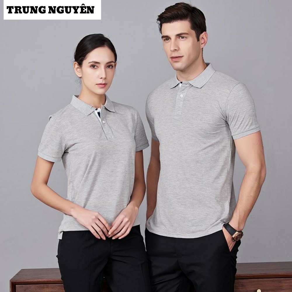 Áo phông nam cổ bẻ trơn (5 MÀU ) ngắn tay chất liệu cotton co giãn 4 chiều dáng ôm body