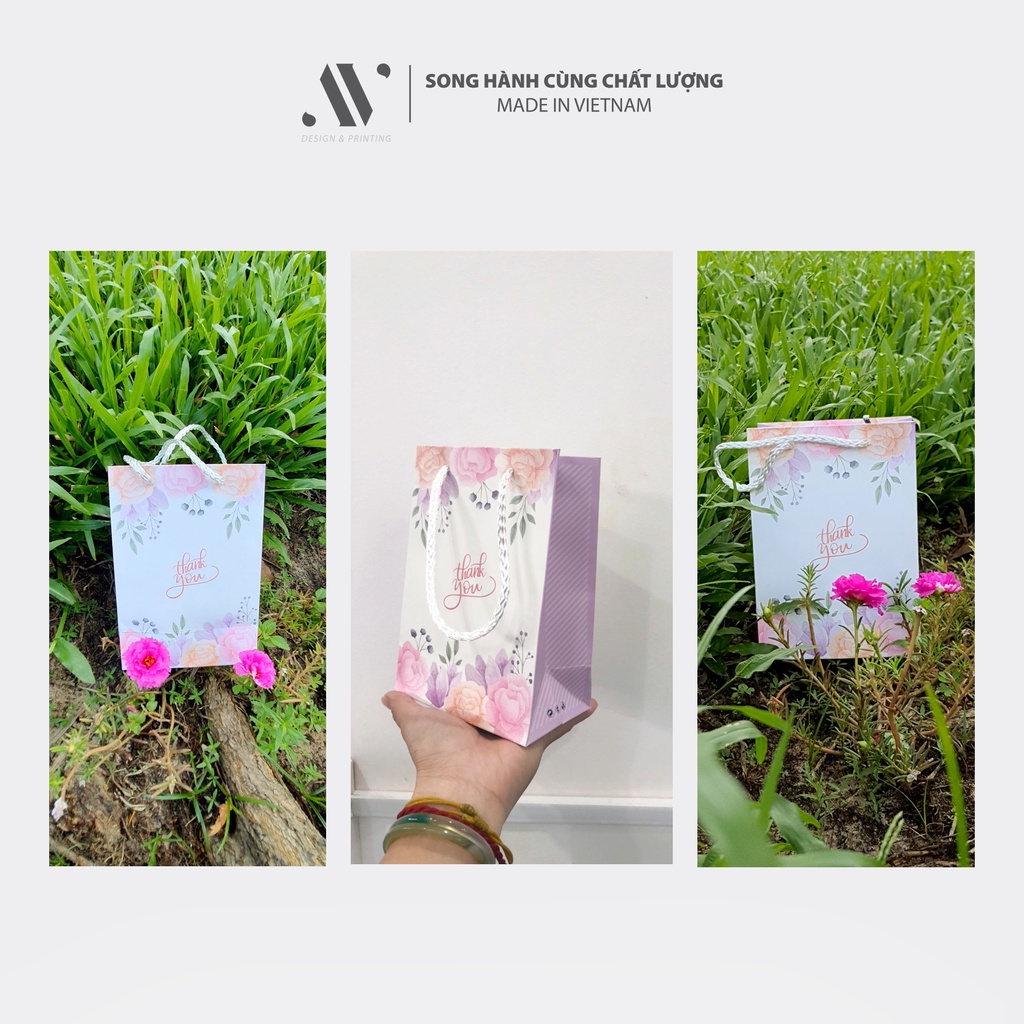 25 cái - Túi giấy Thank You đựng quà tặng mỹ phẩm son, nước hoa, quà lưu niệm... | BigBuy360 - bigbuy360.vn