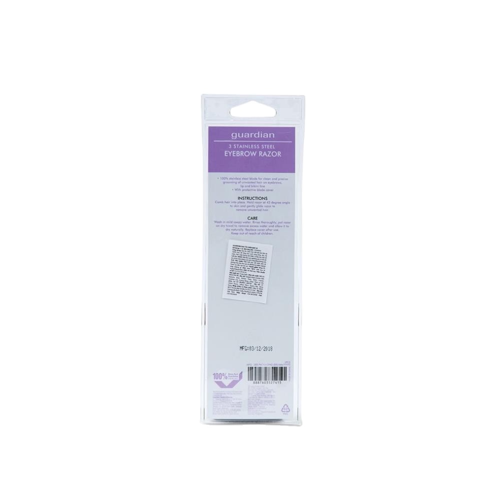 Dao tỉa chân mày Guardian - 3 cây