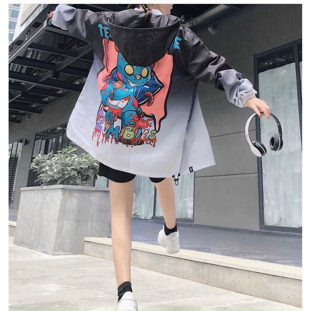[Freeship] Áo khoác dù loang zombie thời trang Noble cao cấp TP12