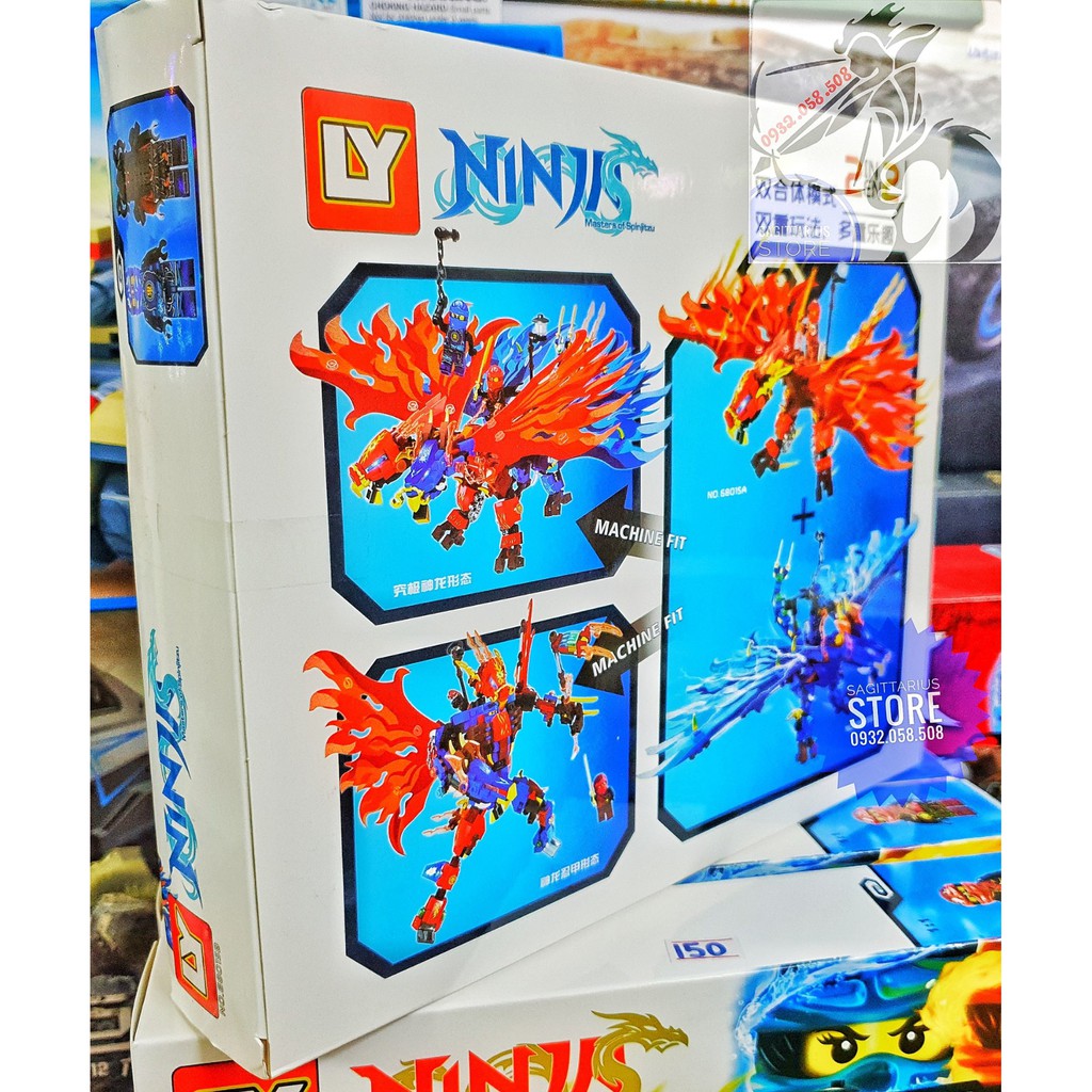 LEGO NinjaGo Lắp Ráp Robot Rồng Sấm Sét LY-68015B