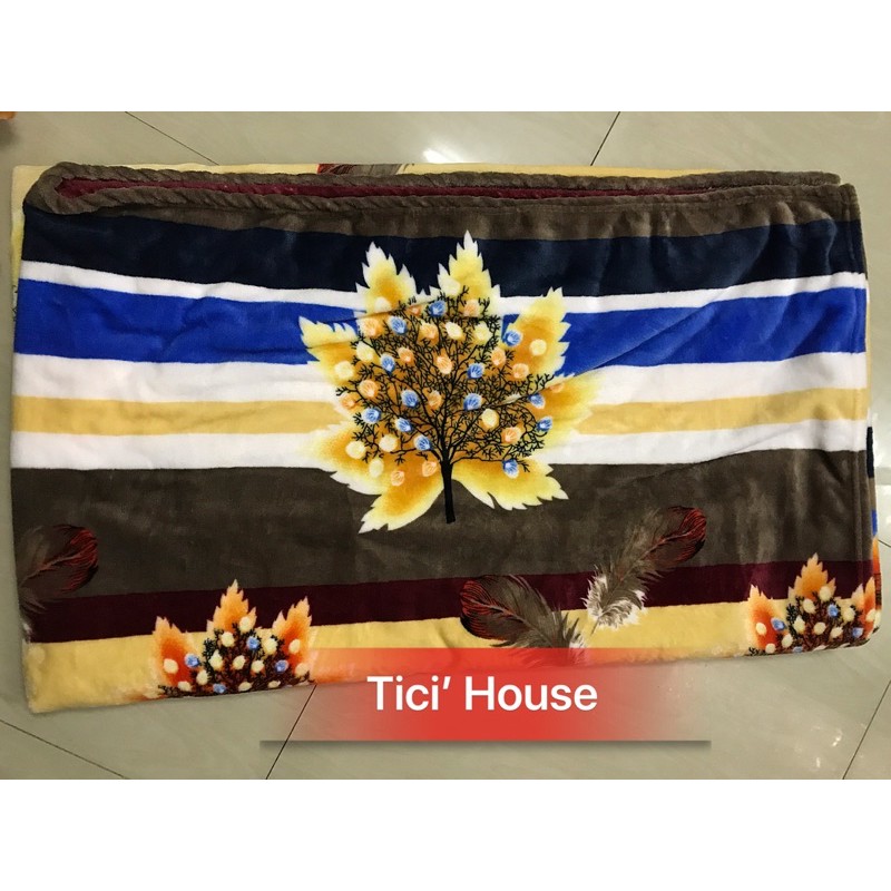 Chăn mền tuyết nhung dày 1,5kg, size 1m9x2m3