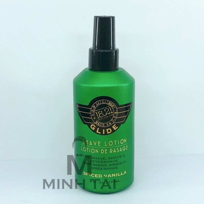 Gel Cạo Râu 3 Trong 1 18.21 MAN MADE Glide Shave Lotion Spiced Vanilla - 177ml - Hàng Chính Hãng