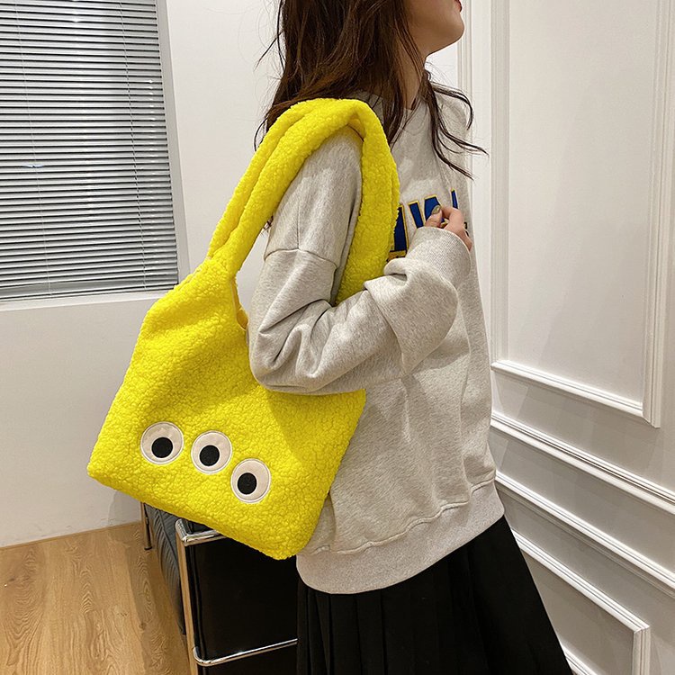 Túi Xách Đeo Vai Cỡ Lớn 2022 Họa Tiết Gấu Hoạt Hình Phong Cách Hàn Quốc Dễ Thương Cho Nữ