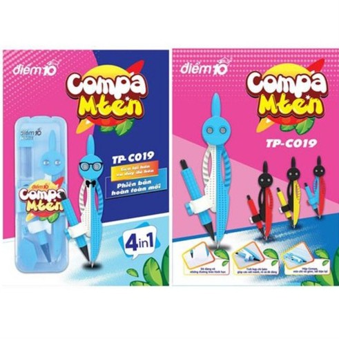 Bộ compa Điểm 10 MTEN TP- C019