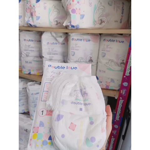 Tã dán Double Love -Size L56 bỉm siêu mỏng, siêu thấm hút, chống tràn, chống hăm, an toàn cho bé