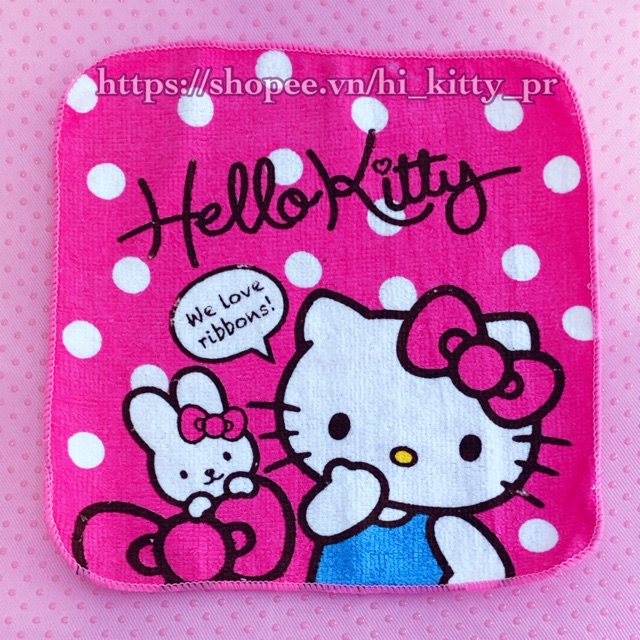 KHĂN SIZE 20*20CM HELLO KITTY