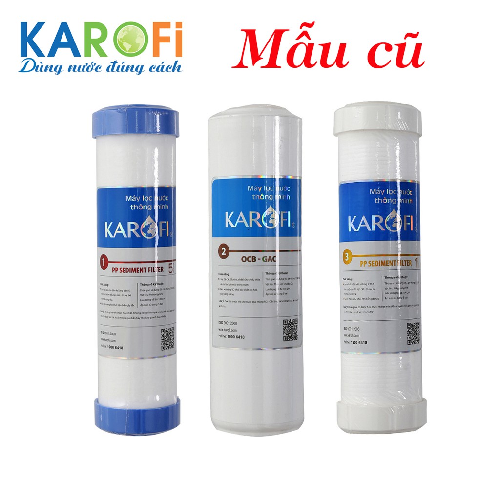 Lõi lọc nước số 3 của máy lọc nước Karofi chuẩn hãng