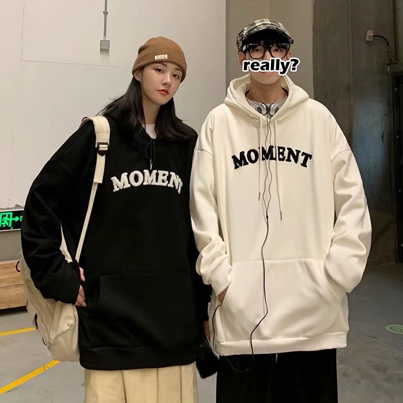 [ Mã 12FASHIONSALE1 giảm 10K đơn 50K ] Áo hoodie dáng rộng in chữ tiếng anh 3 màu lựa chọn size m-5xl | BigBuy360 - bigbuy360.vn