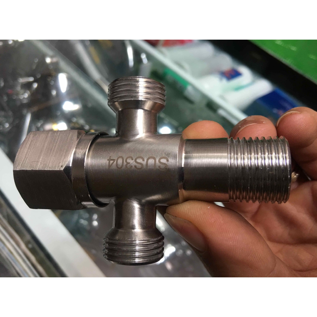 T inox thông minh để lắp bệt và xịt vệ sinh [Shop Hiếu Thu]