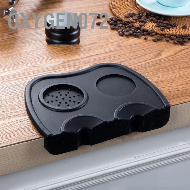 Oxygen072 Máy ép cà phê Tấm lót thực phẩm Lớp silicone không mùi Double Groove Cà Tamper Mat cho quán tại nhà