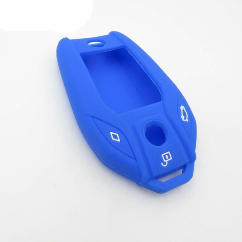 Silicone Vỏ Bọc Chìa Khóa Điều Khiển Từ Xa Bằng Silicon Cho Xe Hơi Bmw I8 New 7series 5button 2017