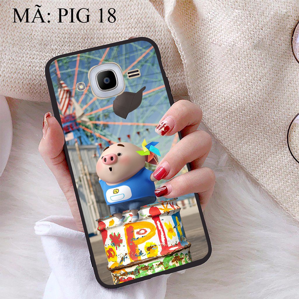 Ốp lưng Samsung J2 2016 viền dẻo TPU BST Pig Cute