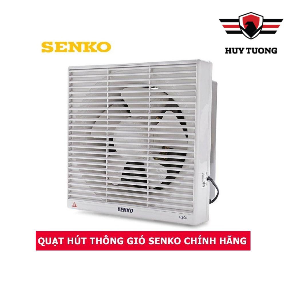 Quạt hút thông gió 1 chiều âm trần và 2 chiều âm tường Senko H200 và HT200 35W cao cấp - Huy Tưởng