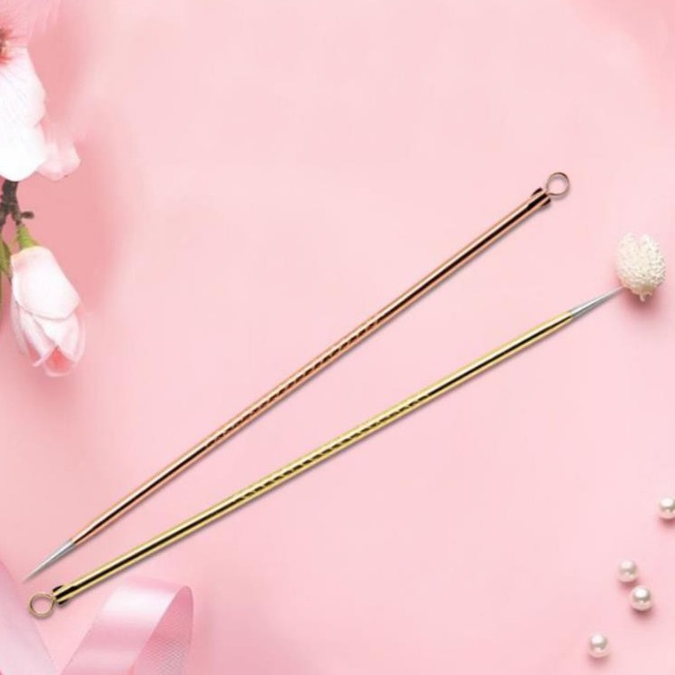 Que nặn mụn trứng cá cao cấp  - Cậy nặn mụn màu vàng/ vàng ánh hồng Molangshop | BigBuy360 - bigbuy360.vn