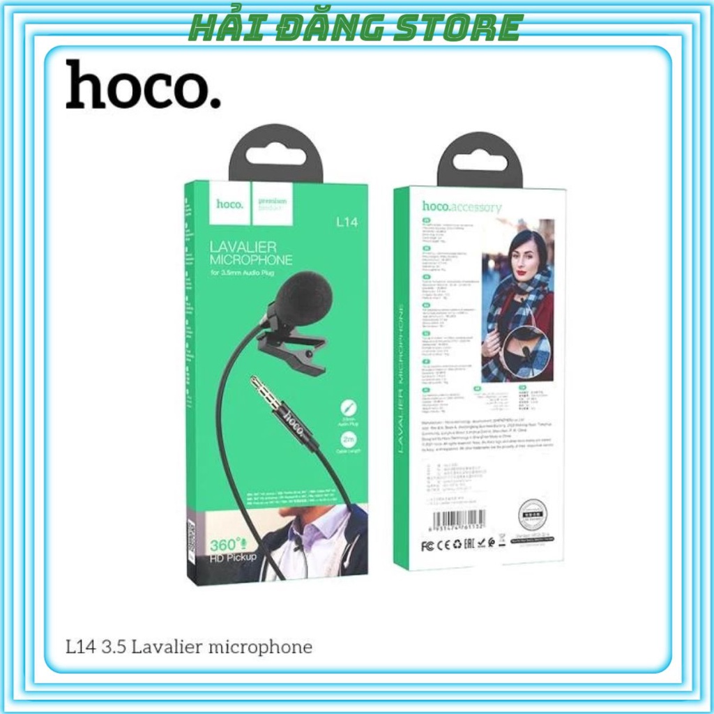 Mic cài áo microphone ghi âm, thu âm cho điện thoại, máy tính bảng, iphone, ipad tiện lợi cho quay video và livestream