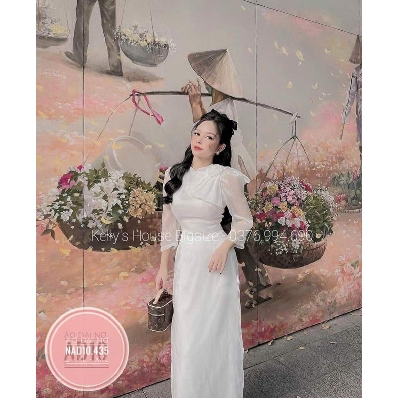 Áo Dài Nơ Bigsize -