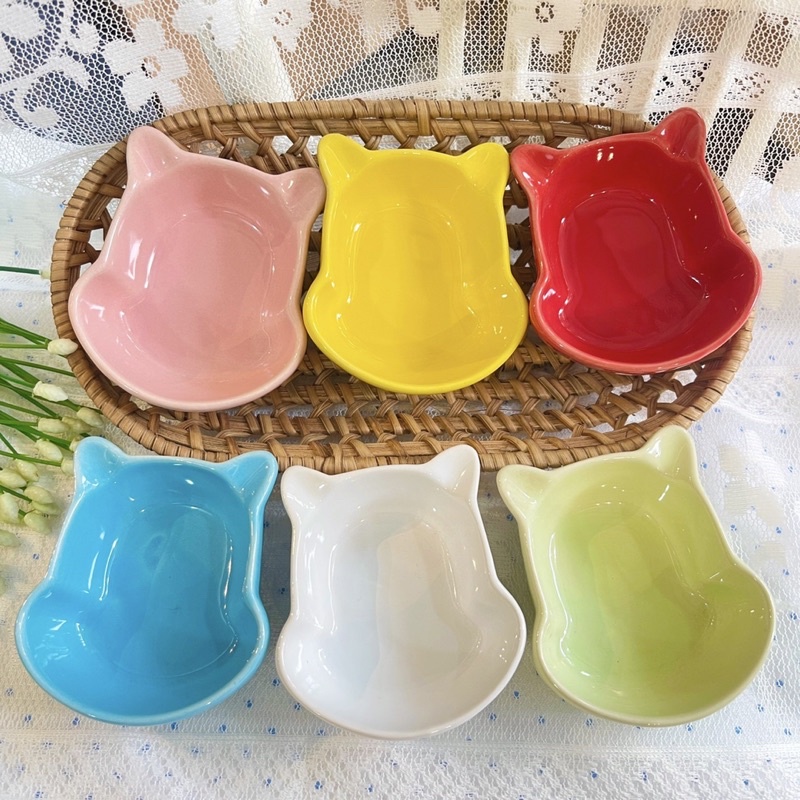 Chén chấm, đĩa đựng đồ ăn gia vị, Bát sứ decor bàn ăn dễ thương đựng nước chấm nhiều màu