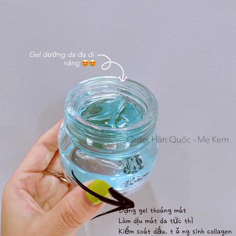 Kem dưỡng bổ sung collagen Aqua Green Tea Collagen Cream