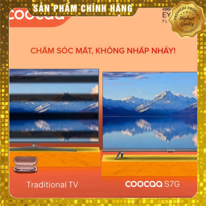 Chính hãng - Smart TV HD Coocaa 32 Inch Wifi - 32S7G - Android 11 - - - . Giao nhanh