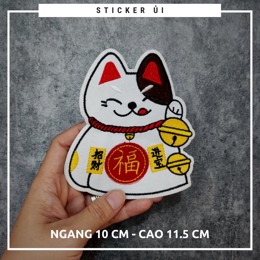 Sticker ủi áo Cao cấp - CÓ SẴN KEO ỦI - sticker vải dùng làm miếng vá áo, phụ kiện trang trí quần áo, balo, giày, nón