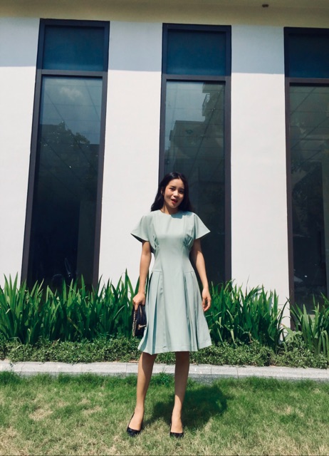 Đầm xòe cao cấp thời trang Eden tay cánh dơi duyên dáng nữ tính - D378 | BigBuy360 - bigbuy360.vn