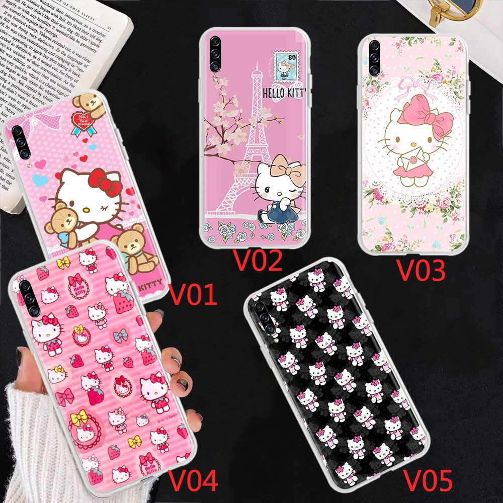 Ốp Điện Thoại Mềm Trong Suốt Hình Hello Kitty Cho Samsung Galaxy A30 A30S A71 A10 A10S A11 A20 A20S A21 A21S Va63