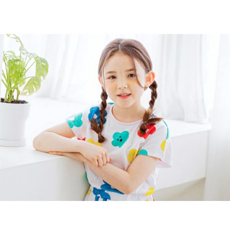 Sz 140 lỗi- Áo cộc tay cotton xước Lilipurri VN xuất Hàn