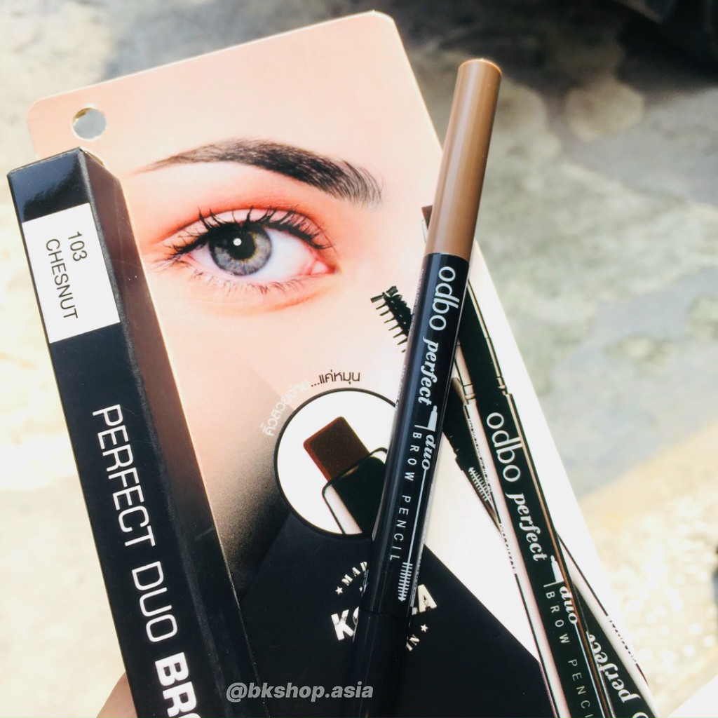 [ Auth Thái ] Chì kẻ mày Odbo Perfect Dou Brow Pencil OD719 New