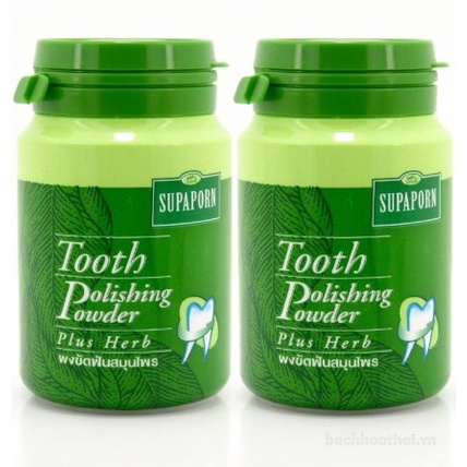 Bột trắŉg răņg Supaporn Tooth Polishing Powder