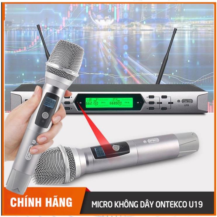 MICRO Ontekco U19| MF338 hát karaoke chuyên nghiệp, chất liệu thép cao cấp bảo hành 24 tháng