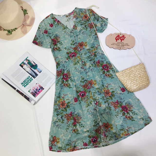 Váy hoa vintage