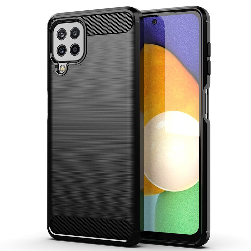 Ốp điện thoại sợi carbon dẻo chất lượng cao cho Samsung Galaxy M62 M32 5G M22 M02 M02S