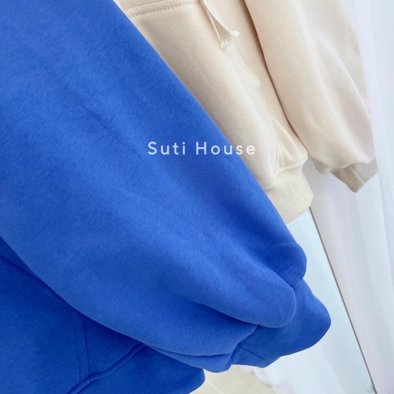 Áo Hoodie Zip UNFLU Tay Bồng 2 Màu Form Rộng Unisex - Suti House