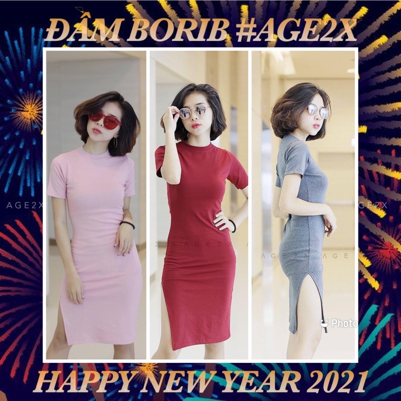 ĐẦM BODY XẺ TÀ THUN BORIP AGE2X | BigBuy360 - bigbuy360.vn