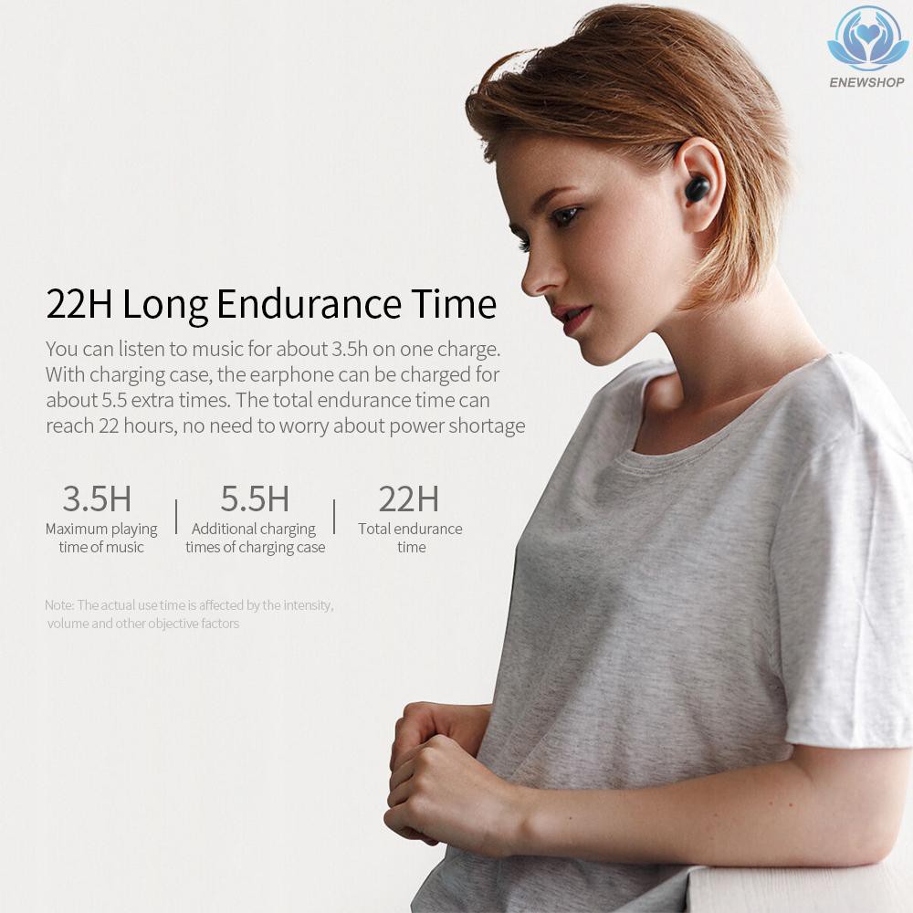 【enew】Haylou GT1 Pro TWS BT Earphone In-ear Headset Mini Waterproof Sports Earbuds  with Long Endurance Battery Touch Control