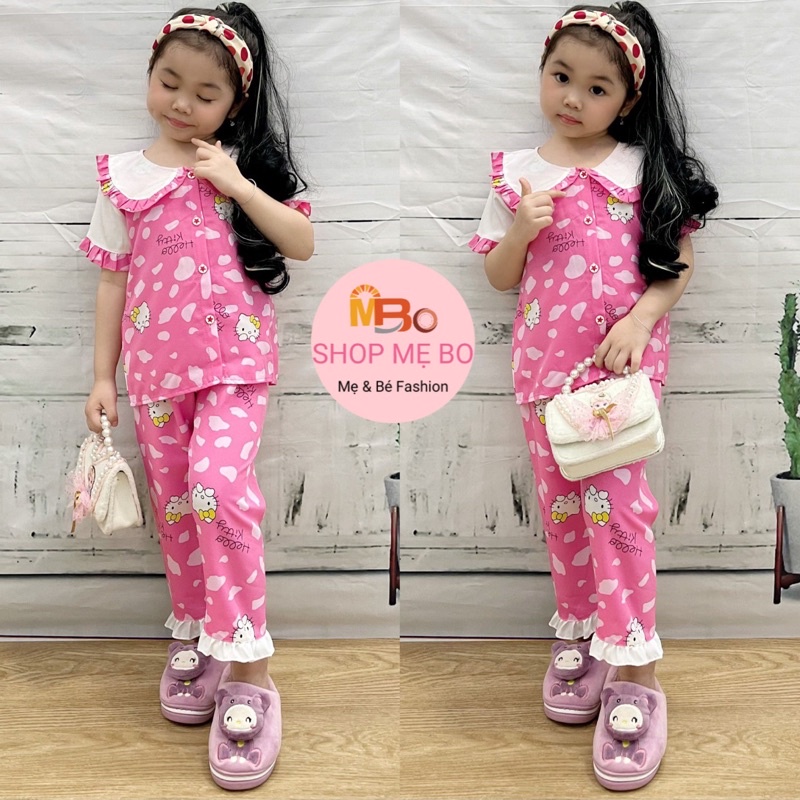 QUẦN ÁO TRẺ EM - Bộ pijama bé trai bé gái dài tay thun cotton xuất dư cực xịn