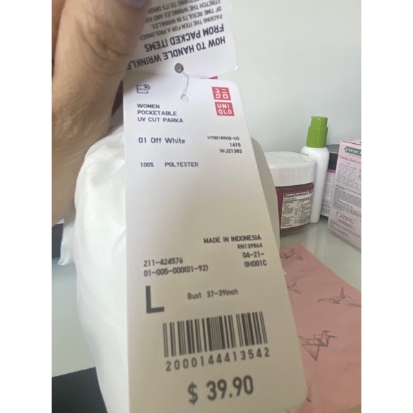 Áo gió nhanh khô Uniqlo Parka Nam Nữ nhiều màu USA