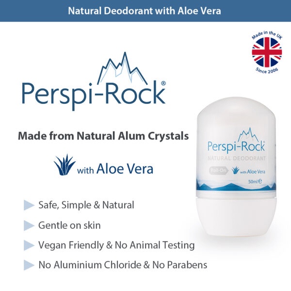 [Đại Lý Perspi-Rock] Lăn Khử Mùi Ngăn Ngừa Hôi Nách Giảm Mồ Hôi Tự Nhiên Nha Đam Perspi-Rock  Aloe Vera Roll On