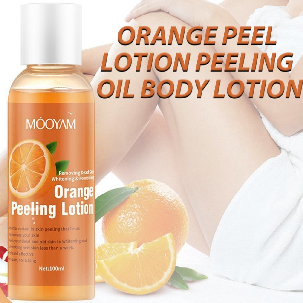 [Hàng mới về] Lotion dạng lột làm sạch sáng da hương cam