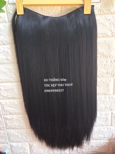 Tóc Kẹp U Thẳng💖 Dày Dặn, Dài 60p